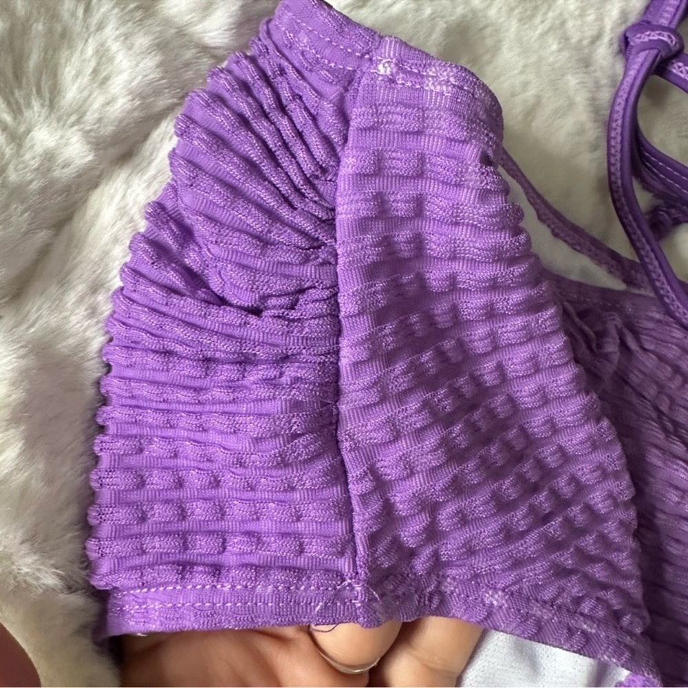 Purple Halter Bikini Set - Picture 14 of 15